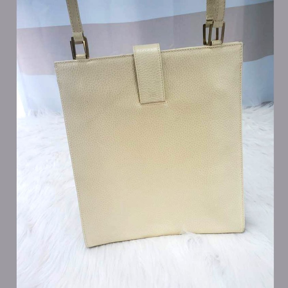 Mark Cross Italian Leather Shoulder Purse Crossbody Bag -Vintage Luxury Designer - Picture 10 of 11